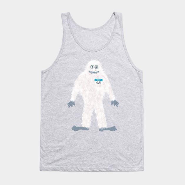 Yeti at a Social Gethering Tank Top by ahadden